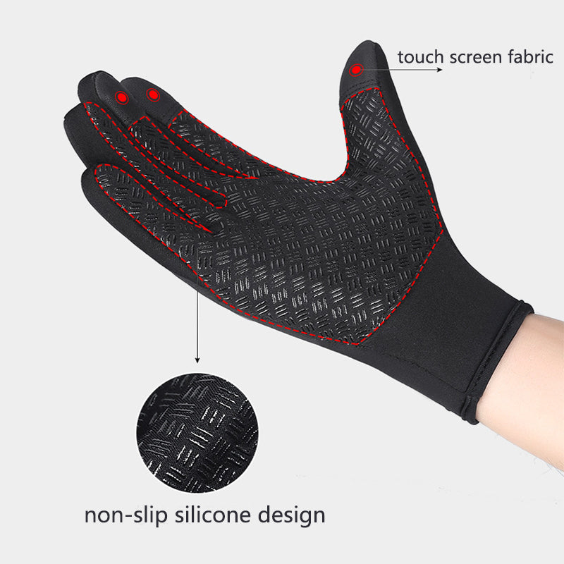 2026 FrostGrip™ Winter Touchscreen Riding Gloves – Waterproof & Fleece-Lined