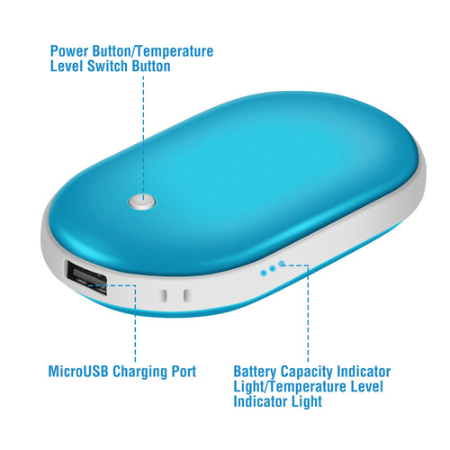 2026 New 1Pc Portable Hand Warmer 5000mAh Power Bank